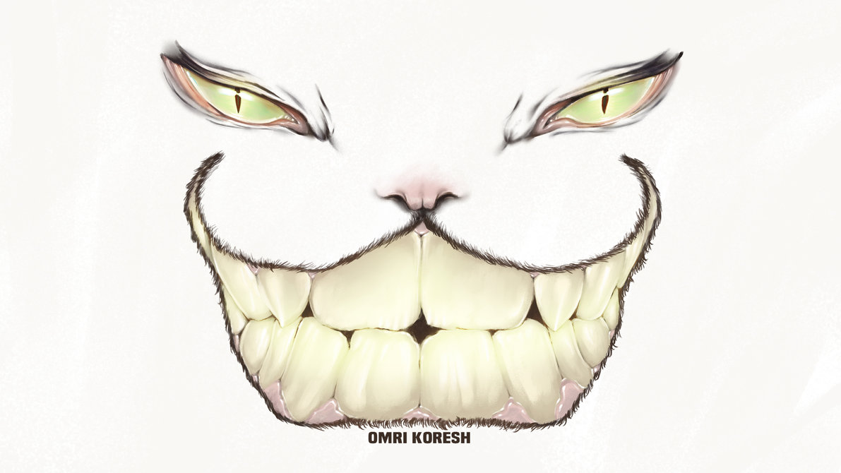 1191x670 Cheshire Cat, Just The Smile. By Omrikoresh