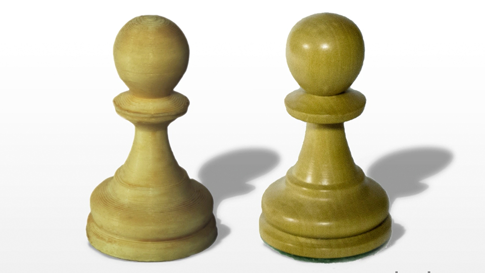 960x540 Preparing For 3d Printing The Chess Piece And The Final Result