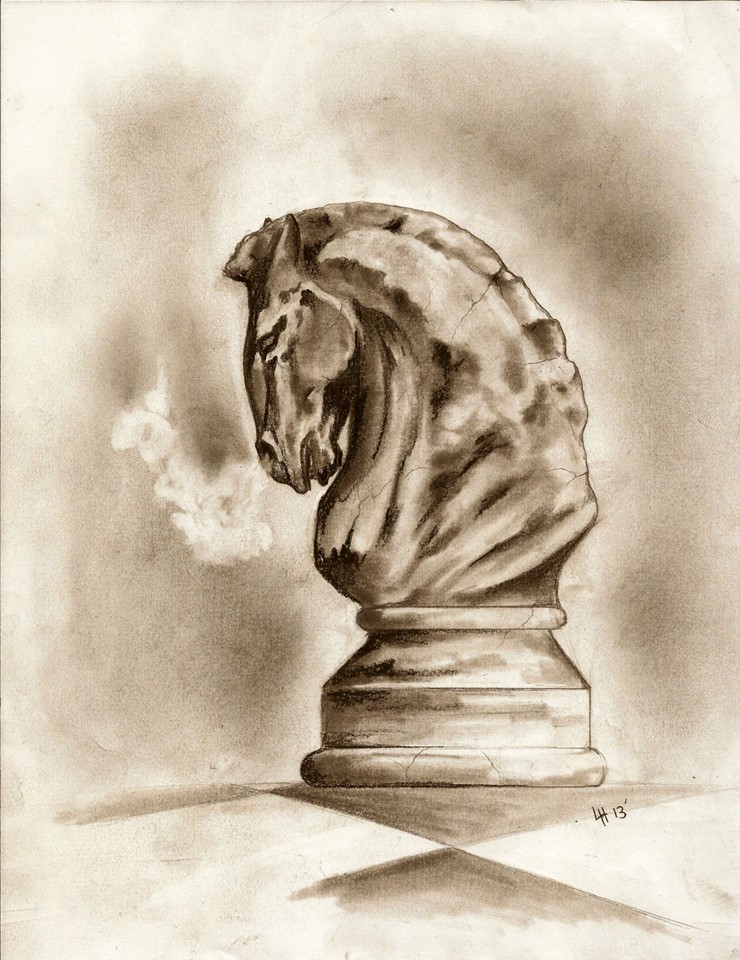 740x960 Horse Knight Chess Piece Drawing Sketch Tattoo Design Holy