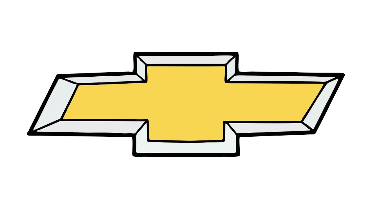 1280x720 How To Draw The Chevrolet Logo (Symbol)
