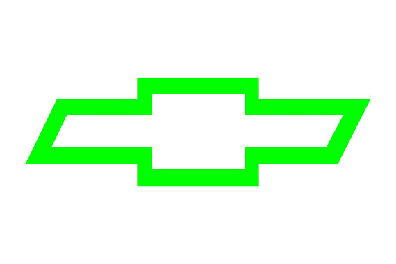 570x380 Chevrolet Bowtie Vinyl Decal Car Truck Window Large Chevy Logo