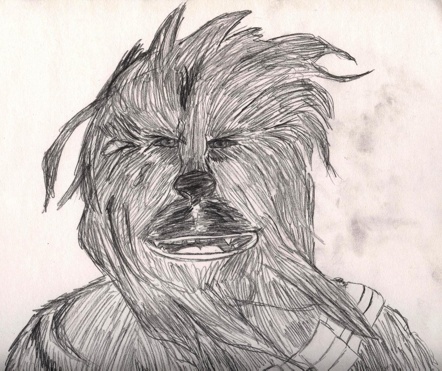 Chewbacca Drawing at GetDrawings | Free download