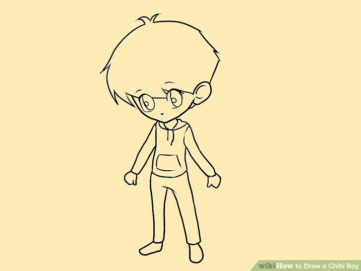 728x546 How To Draw A Chibi Boy (With Pictures)