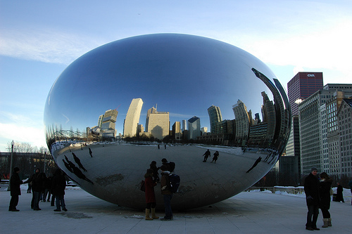 500x333 Chicago Sculptures The Bean The Semi Normal, Day To Day Life