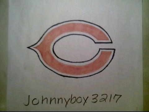 480x360 How To Draw Chicago Bears Logo Sign