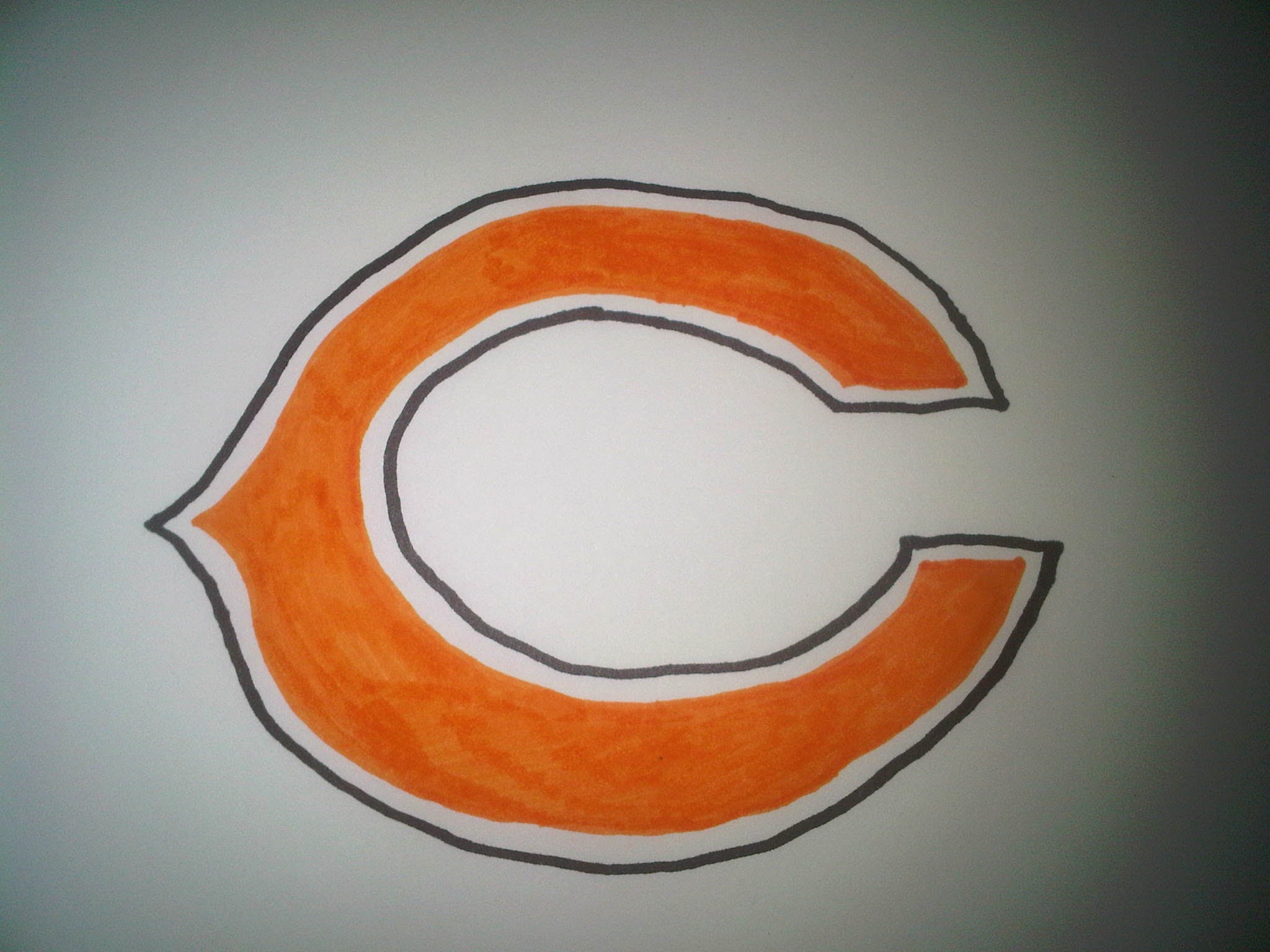 2048x1536 How To Draw The Chicago Bears Logo