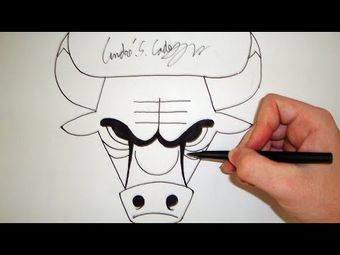 480x360 Como Desenhar A Logo Chicago Bulls [Nba]