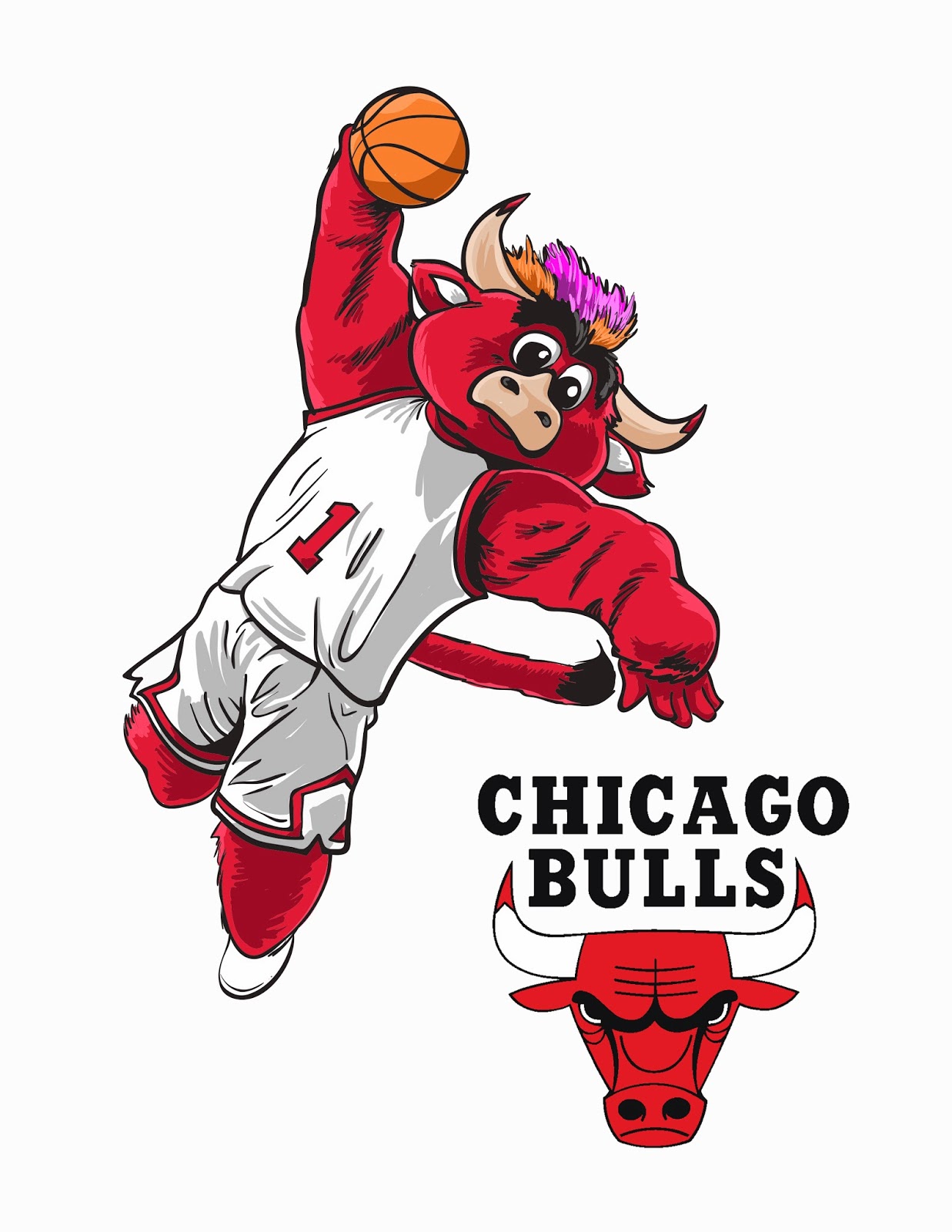 Chicago Bulls Logo Svg Dxf Clipart Cut File Vector Eps Ai Pdf Images ...