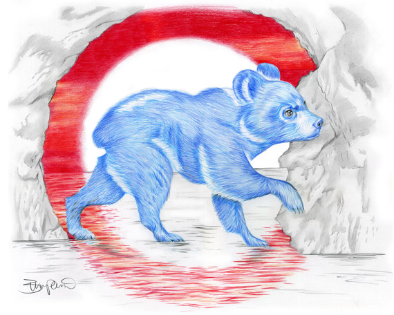 570x456 Chicago Cubs Living Logo 11x14