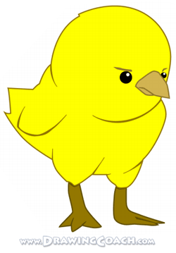 250x359 How To Draw A Cartoon Chick
