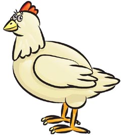 250x269 Cute Chicken Cartoon Drawing