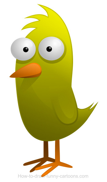 350x592 A Chicken Cartoon