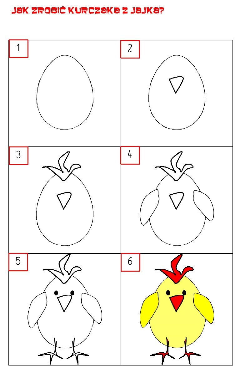 768x1192 How To Draw A Chicken From An Egg ) Education Inspirations