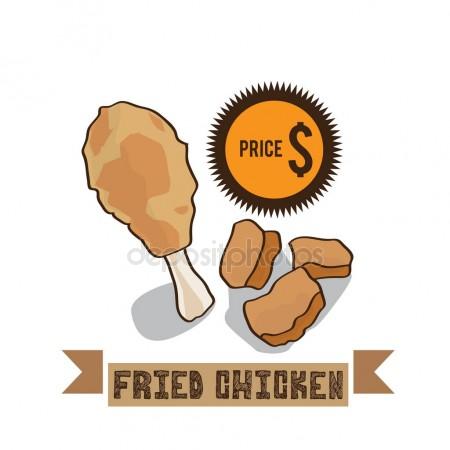 450x450 Food Fried Chicken Drawing Stock Vector Foontntd