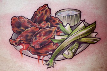 350x233 Chicken Wings By Tim Pangburn Tattoonow
