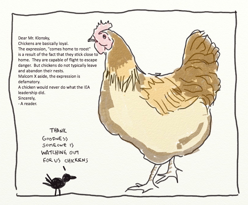 819x675 Ten Minute Drawing. Chickens Are Loyal. Fred Klonsky