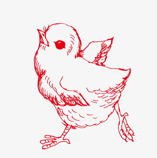 650x651 Cute Little Chicks Illustrator, Chick, Chicken, Vector Line