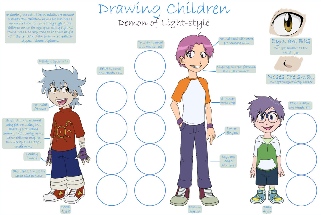 1091x733 Drawing Children Tutorial By Demonoflight