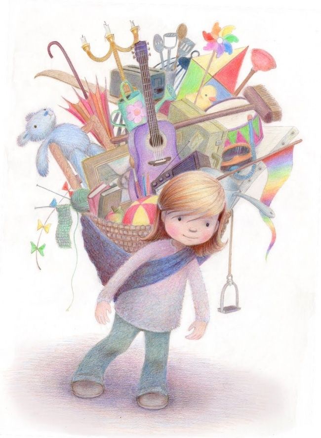 650x887 Drawings With A Taste Of Childhood By Kathy Hare Children