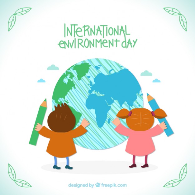626x626 Children Drawing The World Vector Free Download