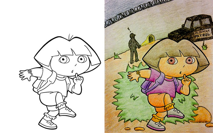 700x438 Times Adults Did Coloring Books For Kids, And The Result Was