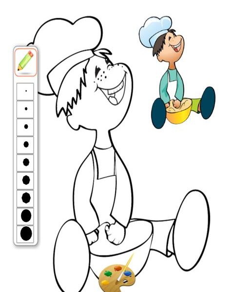 480x600 Children Drawing Book Childrens Book Page 3 Line Drawing Palacio