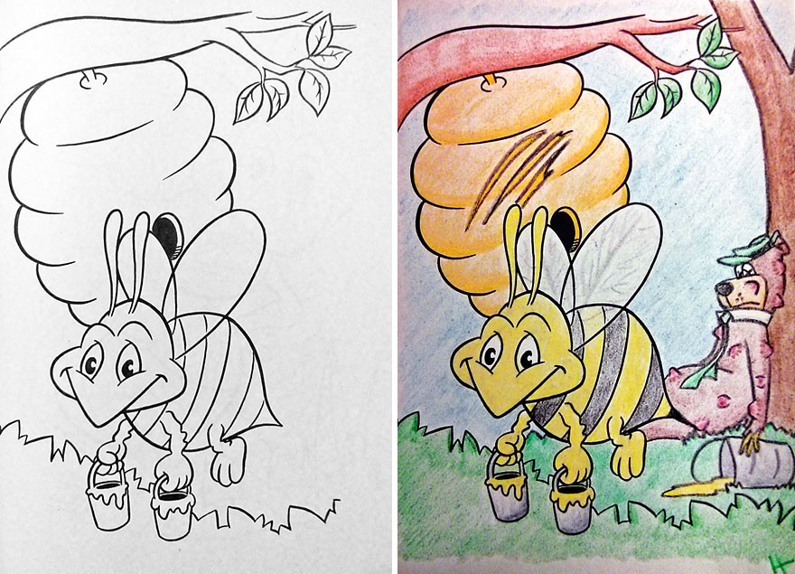 880x635 Children Drawing Book See What Happens When Adults Do Coloring