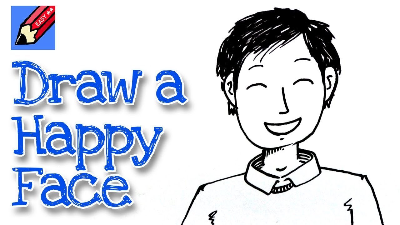 1280x720 How To Draw A Happy Face