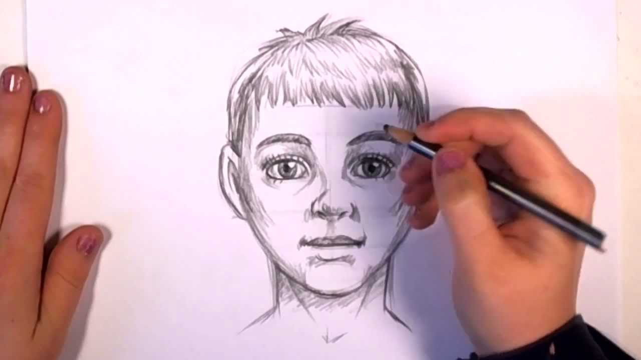 1280x720 How To Draw A Boy