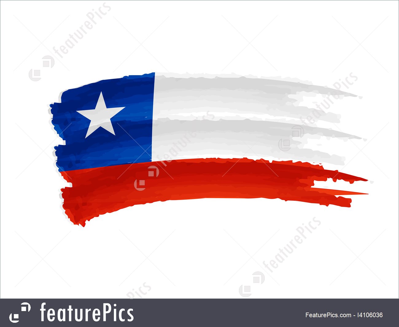 1300x1066 Chile Flag Drawing Illustration