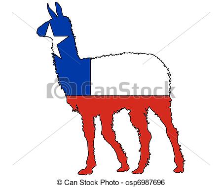 450x380 Lama Chile Clip Art Vector