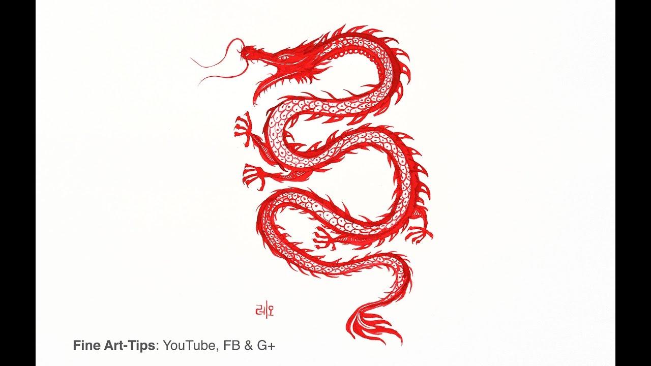 1280x720 How To Paint A Chinese Dragon (Or Korean)