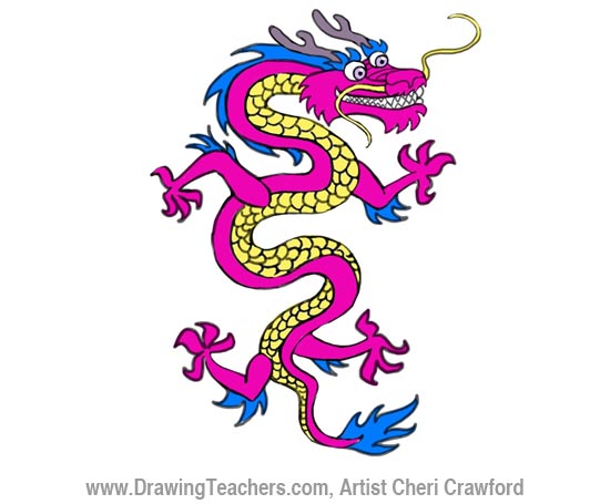 550x455 Chinese Dragon Drawing 17.jpg