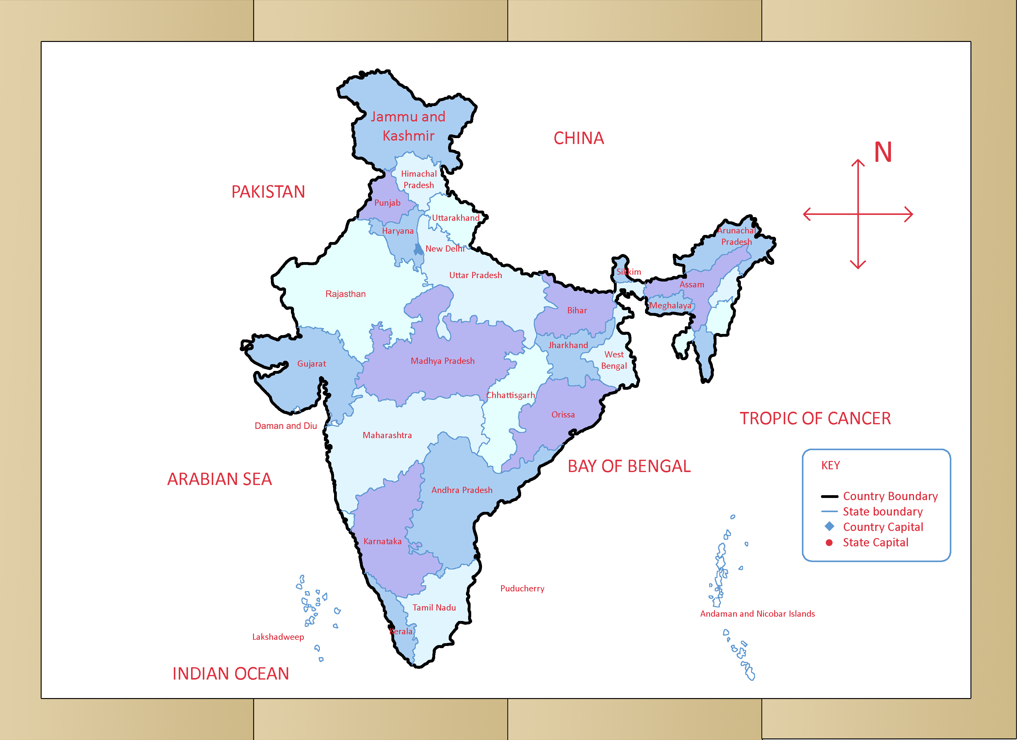 3300x2400 How To Draw The Map Of India (With Pictures)
