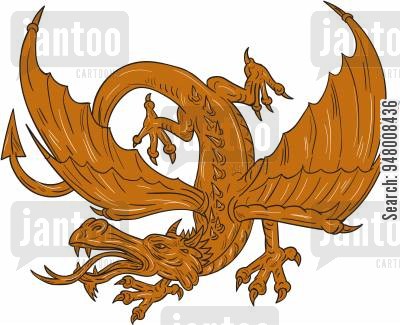 400x325 Chinese Dragon Cartoons