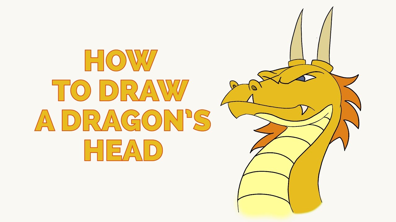 1280x720 How To Draw A Dragon Head In A Few Easy Steps Drawing Tutorial