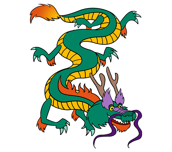 Chinese Dragon Easy Drawing at GetDrawings | Free download