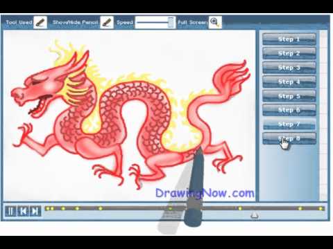 480x360 How To Draw A Chinese Dragon