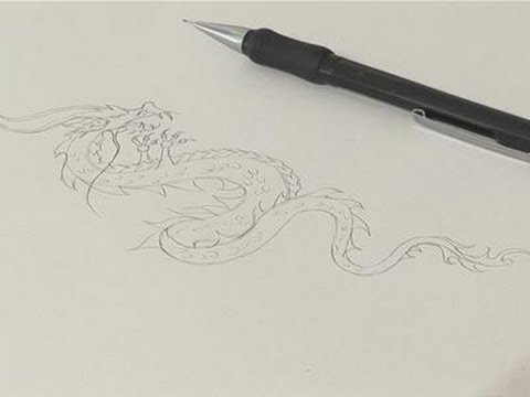 480x360 How To Sketch A Chinese Dragon Drawing