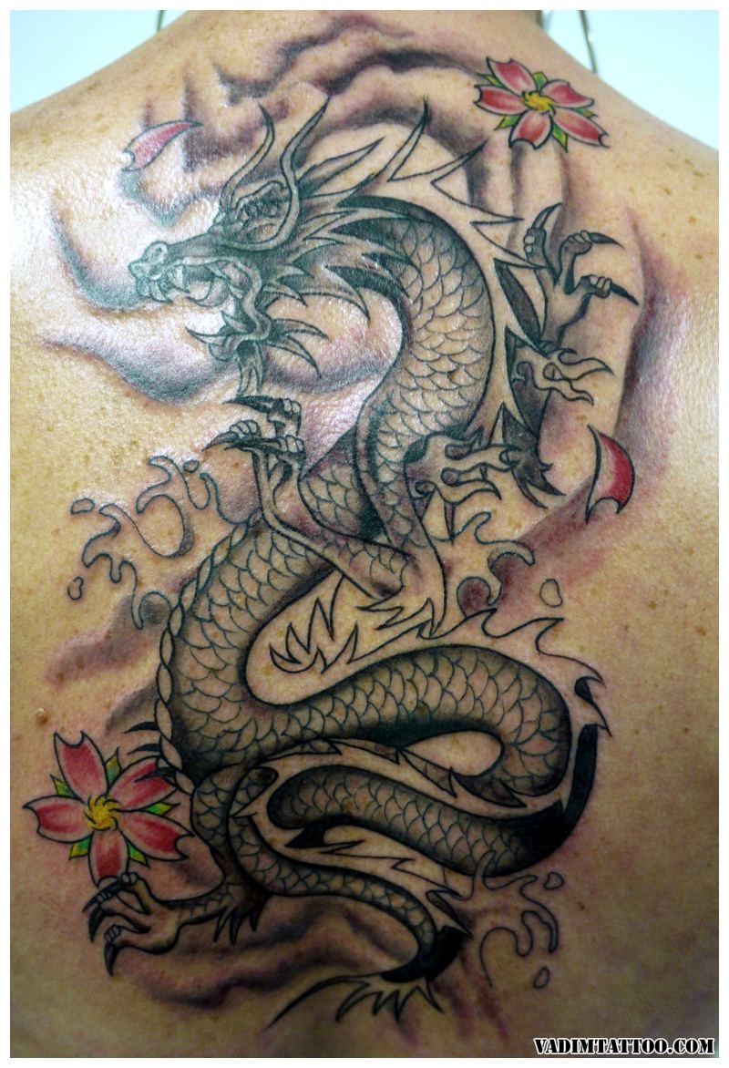 800x1172 45 Chinese Dragon Tattoo Designs And Meanings
