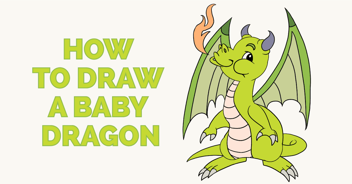 1200x628 How To Draw A Chinese Dragon Easy Drawing Guides