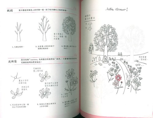 500x385 Lets Draw Plants And Small Creatures Japanese Drawing Book