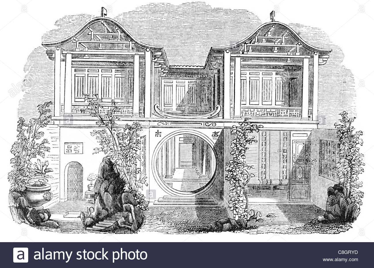 1300x933 Interior Of A Chinese House China Architecture Architectural Stock