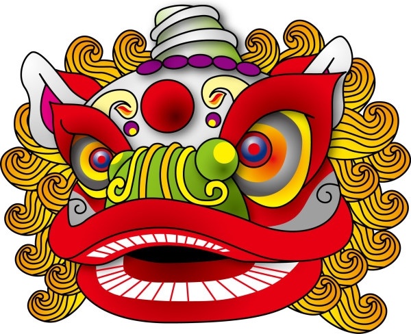 Chinese Lion Head Drawing at GetDrawings | Free download