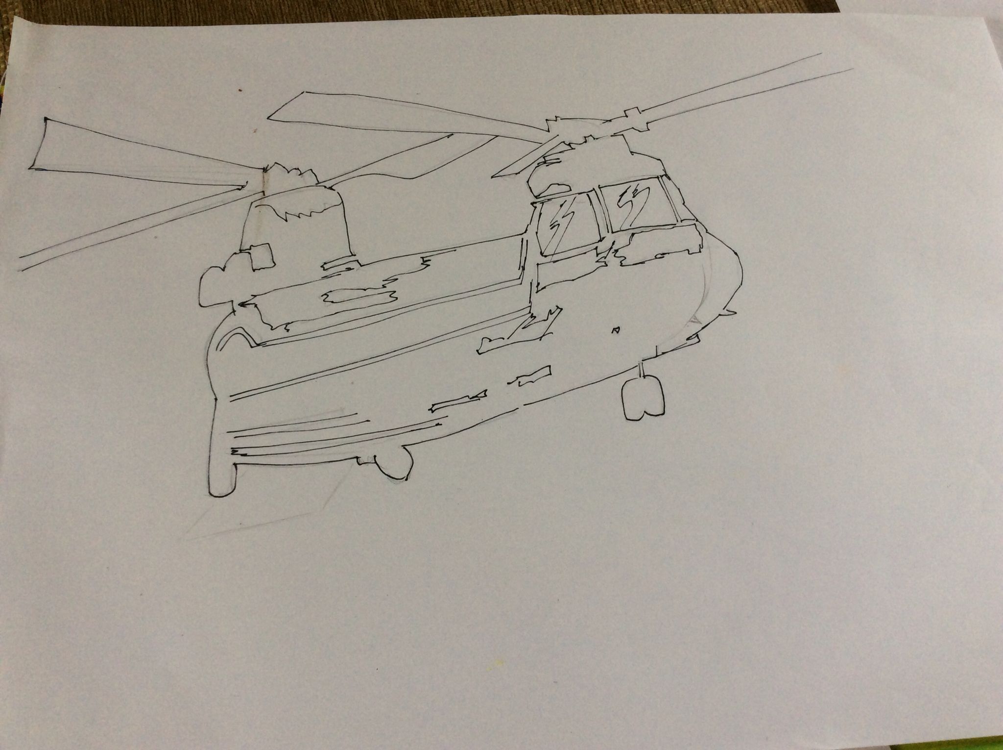 2048x1530 Chinook Drawings By Colt Drawings