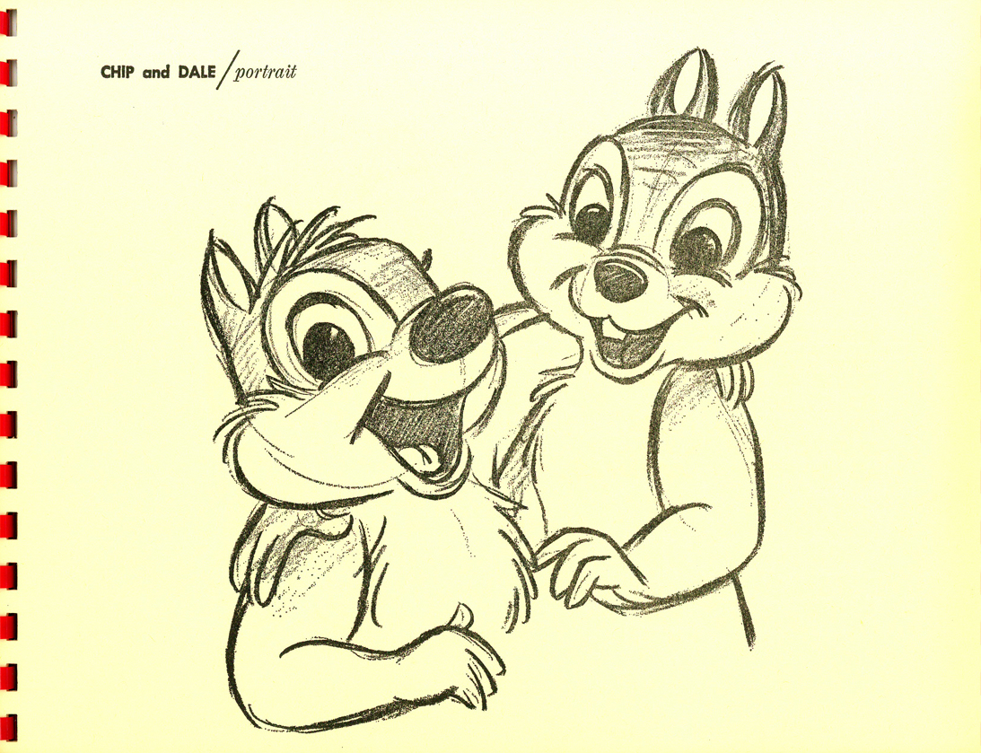 1093x839 Michael Sporn Animation Splog How To Draw Chip Amp Dale
