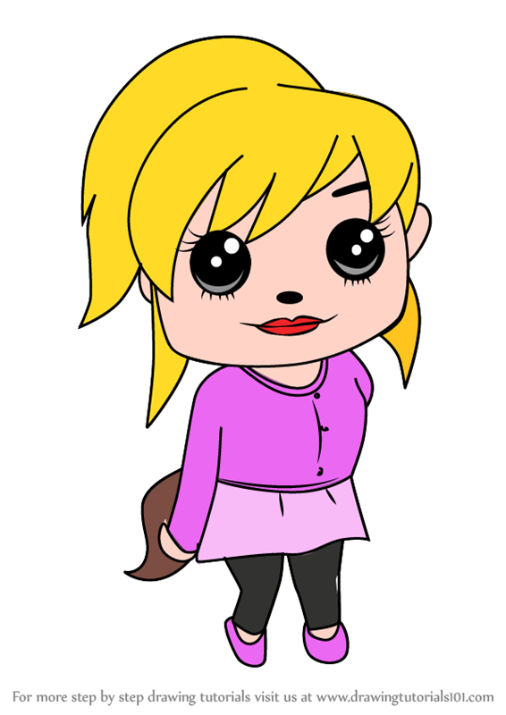566x800 Learn How To Draw Kawaii Brittany From Alvin And The Chipmunks