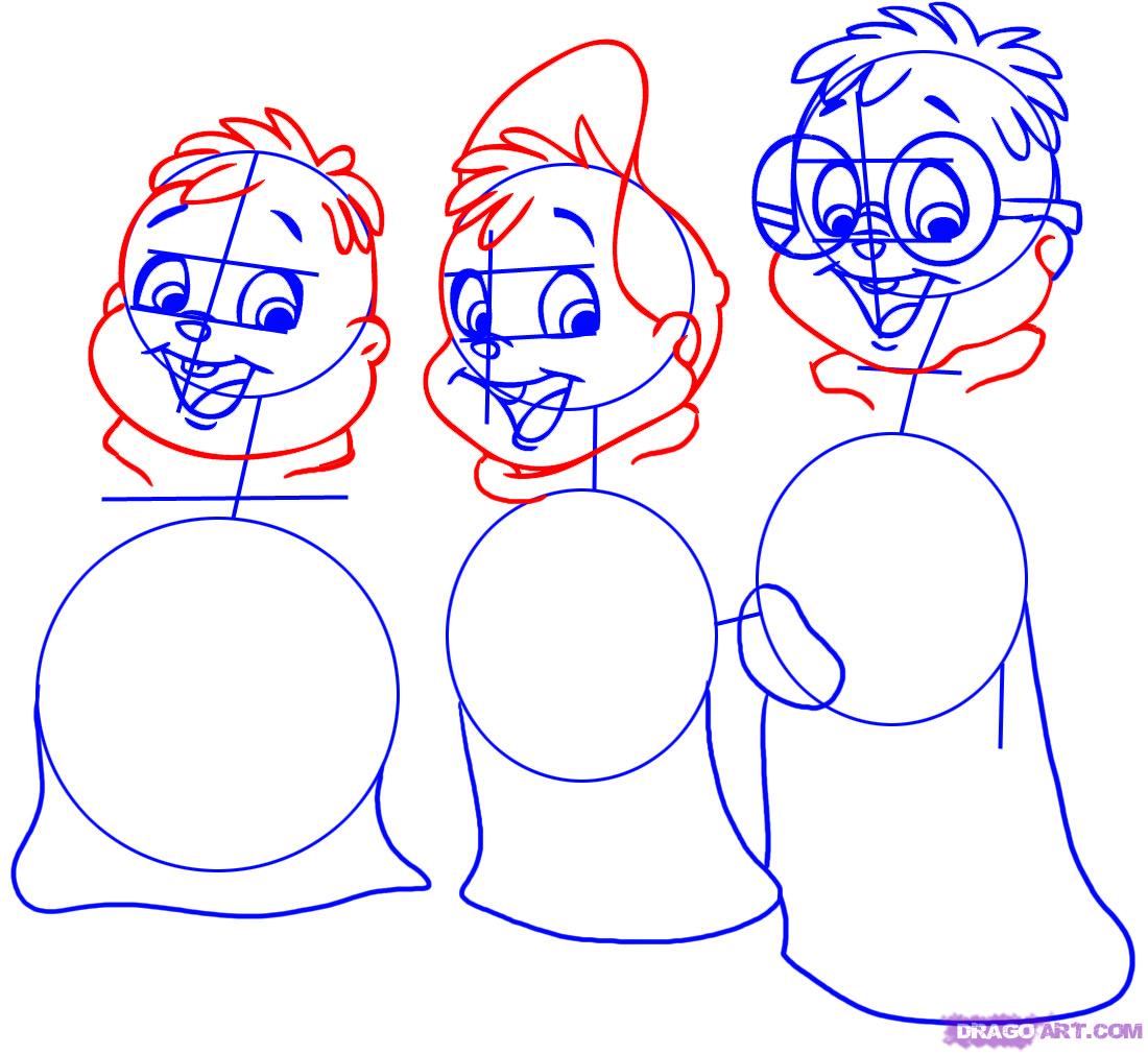 1100x1010 Chipmunk Drawing