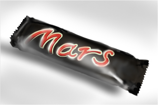 602x402 Mars Chocolate Bar! Yum!