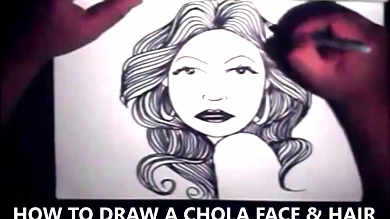 1280x720 How To Draw A Chola Face Amp Hair